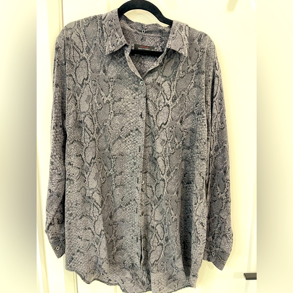 Equipment blouse, Kate Moss collection. 100% silk.